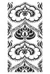 B&W Arabesque Panels II