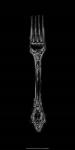 Ornate Cutlery on Black I