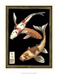 Koi Fish on Black I