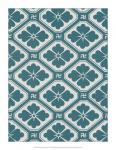 Ornamental Pattern in Teal V