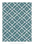 Ornamental Pattern in Teal VII