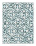 Ornamental Pattern in Teal VIII