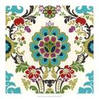 Jewel-tone Damask I
