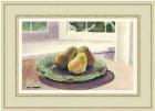 Still Life with Pears in a Sunny Window