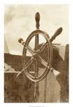 Sepia Ship's Wheel I