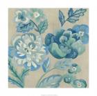 Turquoise Chintz I