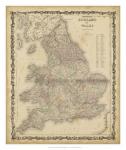 Johnson's Map of England & Wales
