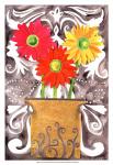 3 Tin Flowers
