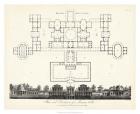 Plan & Elevation for a Roman Villa