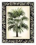 Palm in Zebra Border I