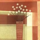 Floral Geometry In Orange