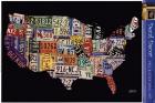 USA License Map