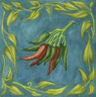 Peppers Red And Green Square