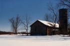 Abandon Farm In Winter