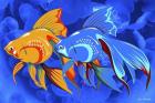 Blue And Orange Fish