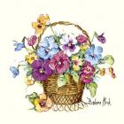 Pansy Basket Miniature