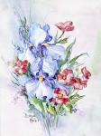 Blue Iris Bouquet