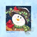 Holly Hat Snowman