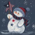 Snowman Holding A Star