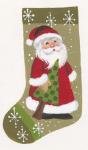 Santa With Tree Stocking