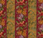 Orchid Toile Panel Cinnabar