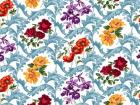 Twiggy Scroll Floral Multi White