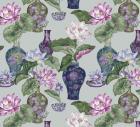 Chinese Vases Silver