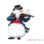 Musical Snowmen Violin