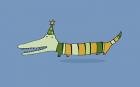 Stripy Crocodile