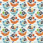 Pirate Ship Pattern Cream