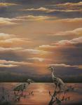 Egrets at Days End