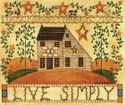 Live Simply Folk Art