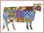 Friendship Quilt Folk Art Cow