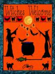 Witches Welcome Spell Flag