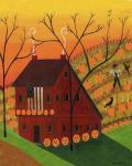 Sunset Pumpkin Saltbox