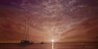 Purple Sunset Boating