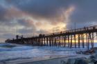 Sunset Through Oceanside Pier