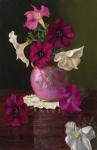 Petunias In Pink Vase