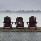 Adirondack Chairs and Fog