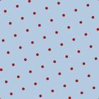 Red Polka Dots on Blue