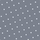 White Polka Dots on Grey