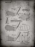 Golf Club Patent - Faded Grey