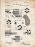 Revolving Fire Arm Patent - Vintage Parchment