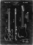 Guitar Patent - Black Grunge