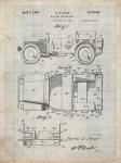 Military Vehicle Body Patent - Antique Grid Parchment