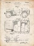 Military Vehicle Body Patent - Vintage Parchment