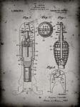 Explosive Missile Patent - Faded Grey