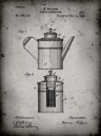 Coffee Percolator Patent - Faded Grey