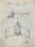 Direct-Lift Aircraft Patent - Antique Grid Parchment