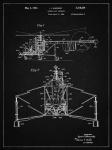 Direct-Lift Aircraft Patent - Vintage Black